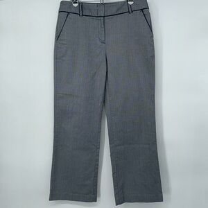 Talbot's Italian Luxe Knit Herringbone Straight‎ Leg Pants Women's Size 10
